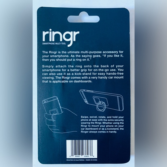 JP Morgan Chase NEW Ringr Smartphone Multi-tool Holder Kickstand car mount - Picture 3 of 4